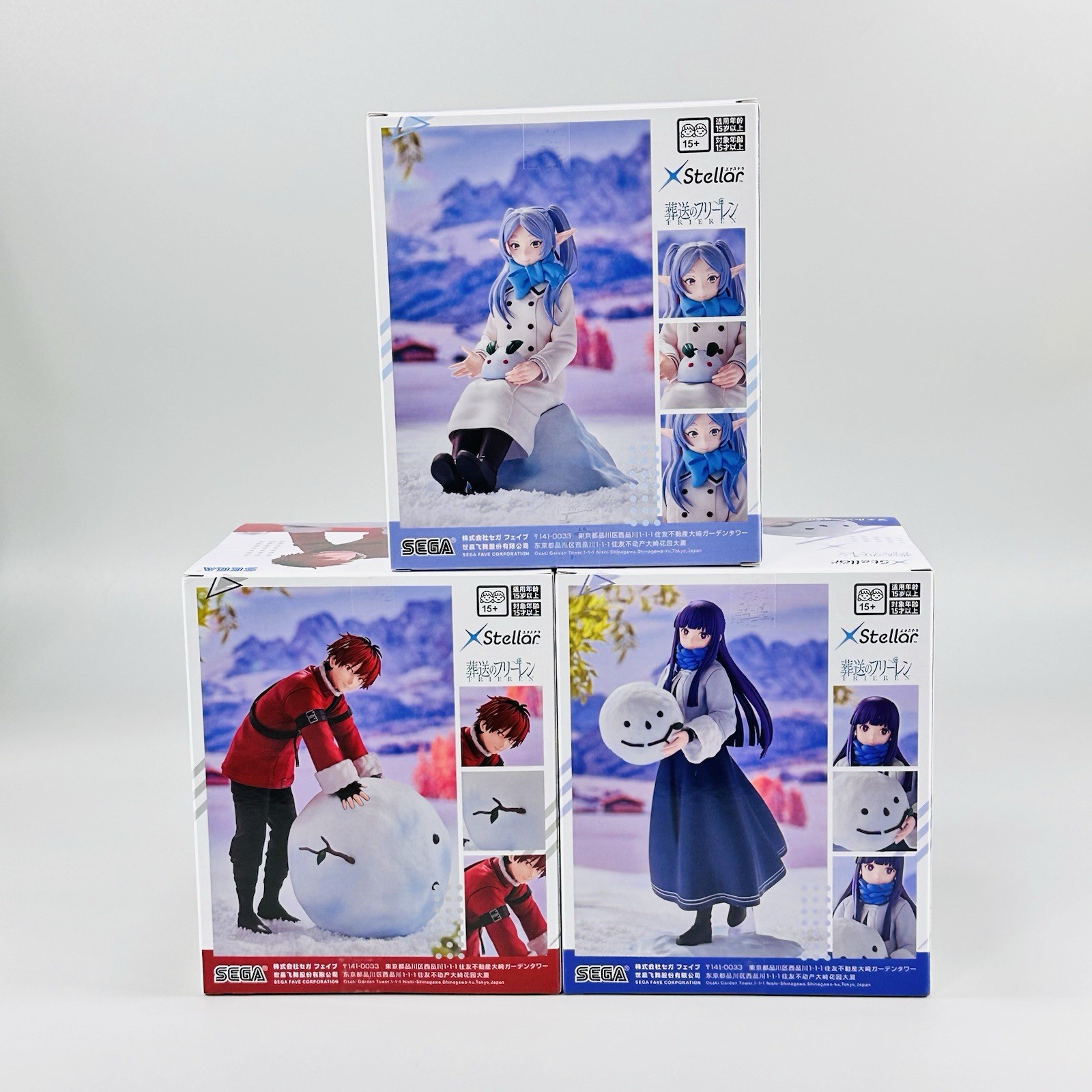 Frieren: Beyond Journey's End XStellar Snow play Fern Stark Figure Set NY SELLER