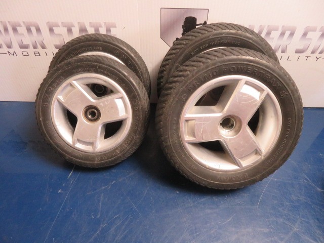 Go-Go Front 8x2/Rear 9x3 Wheel Tires Elite Traveler Plus / Plus HD / Sport #5834