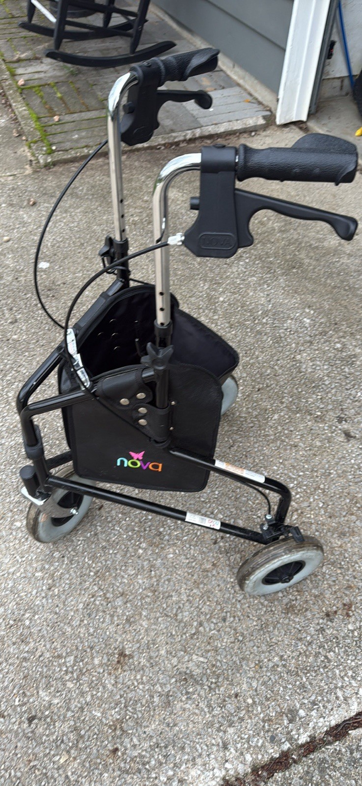 NOVA Folding 3-Wheel Walker