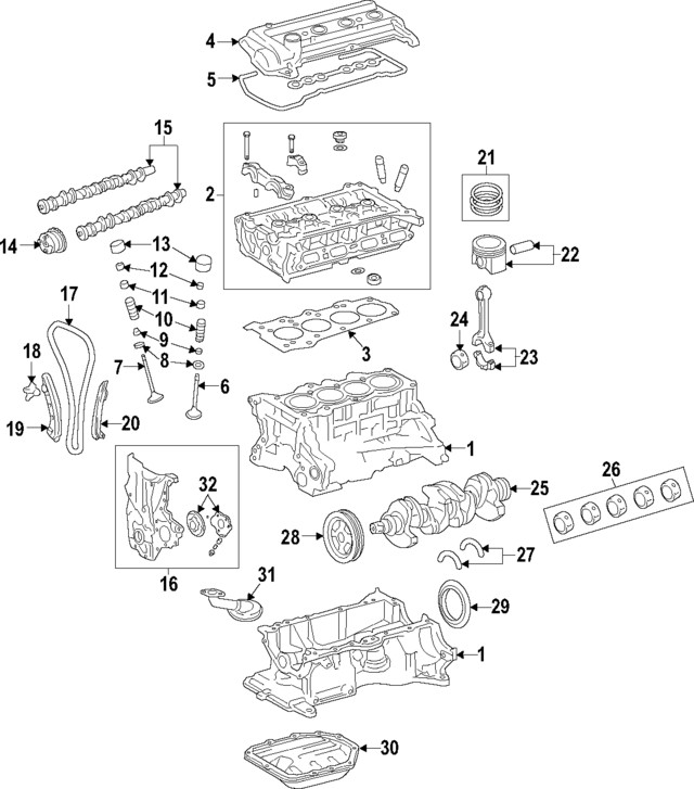 Genuine Hyundai Valve Springs 22221-2B001