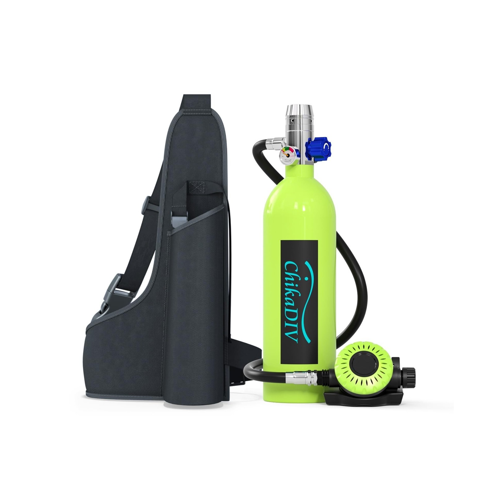 Mini Scuba Tank, Portable Diving Lung Air Tank with DOT Certified, Diving Oxy...