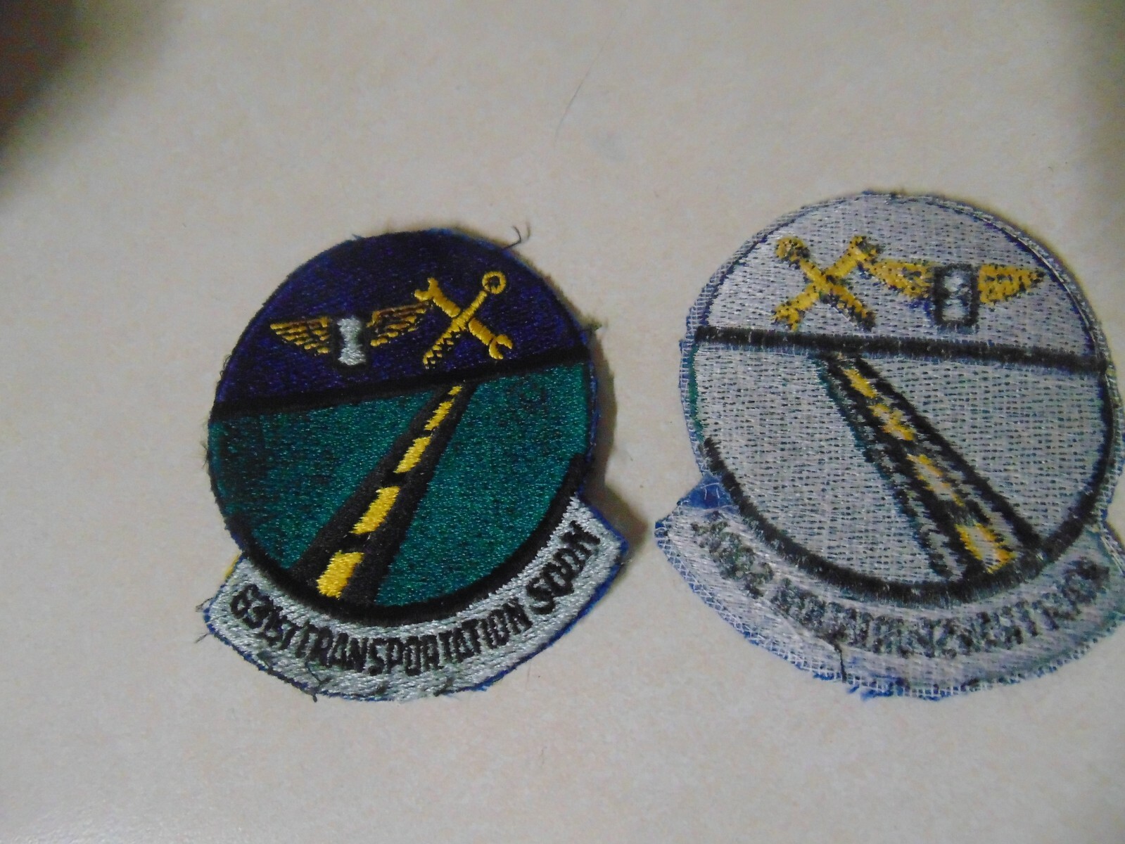 MILITARY PATCH SEW ON OLDER POCKET US AIR FORCE 831ST TRANSPORTATION SQUADRON