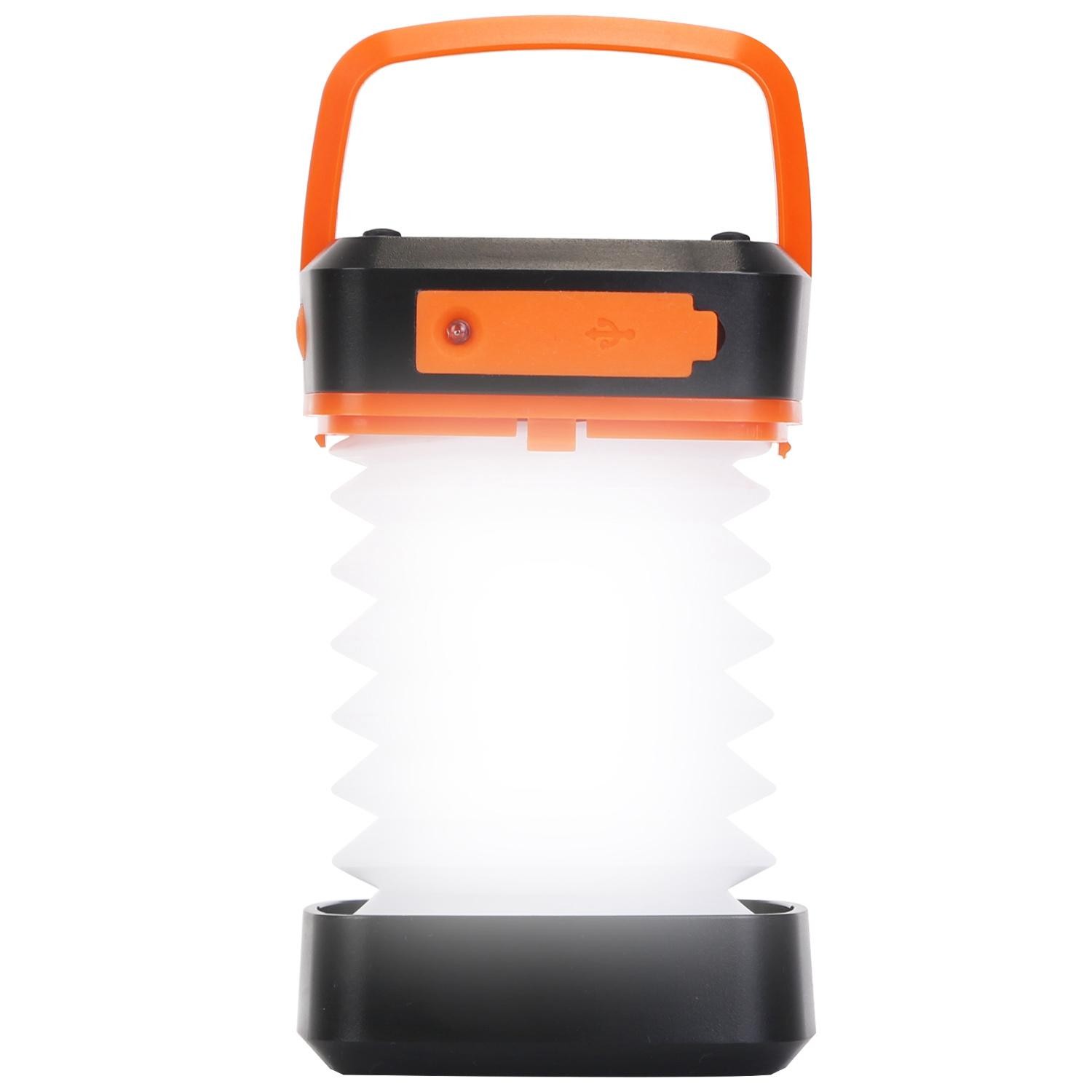 Solar Camping Lantern LED Collapsible Tent Lamp USB Rechargeable Emergency Light