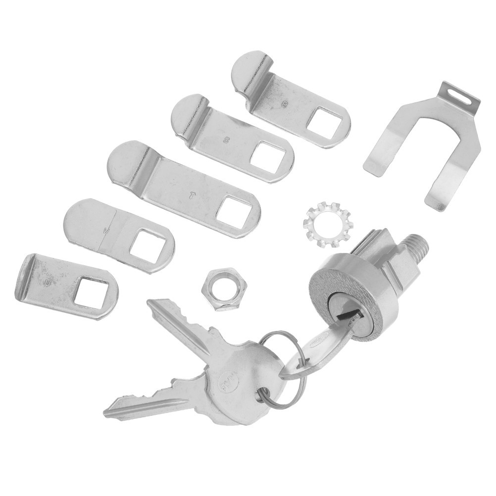 1 Set Reusable Zinc Alloy Mailbox Lock with Keys Easy Home Upgrade