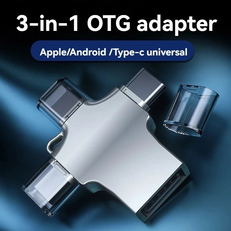 4 In 1 USB 3.0 Flash Drive 128GB Type C Memory Photo Stick for iPhone Android