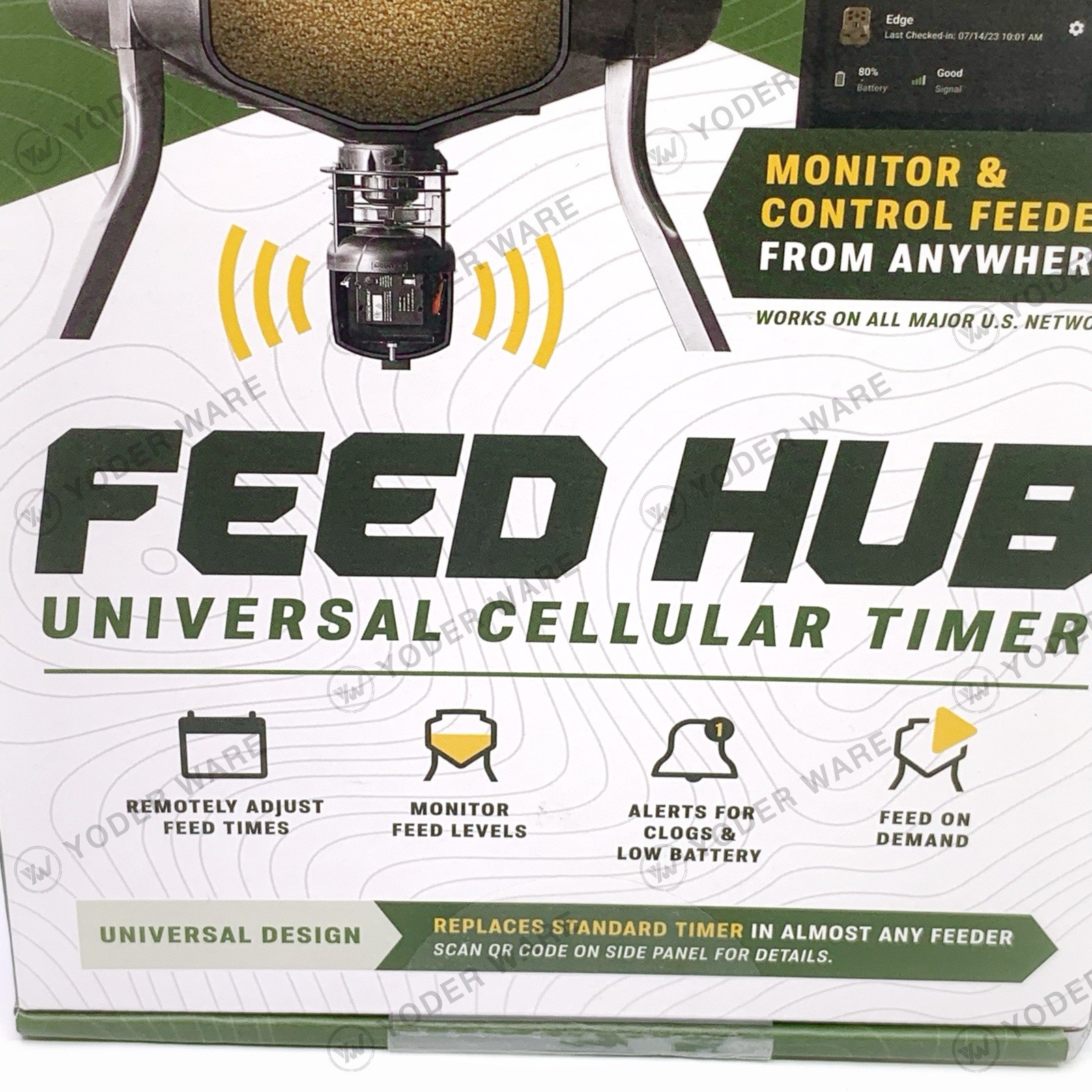 Moultrie Mobile Feed Hub Universal Cellular Timer Feeder Monitor w/ Alerts NEW