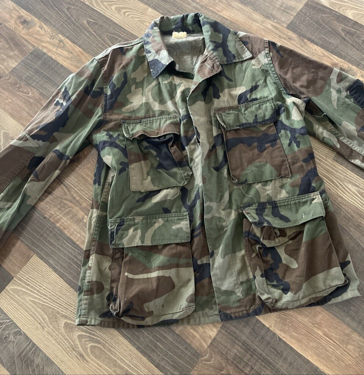 U.S. Military Woodland Camouflage Hot Weather Combat Coat Shirt