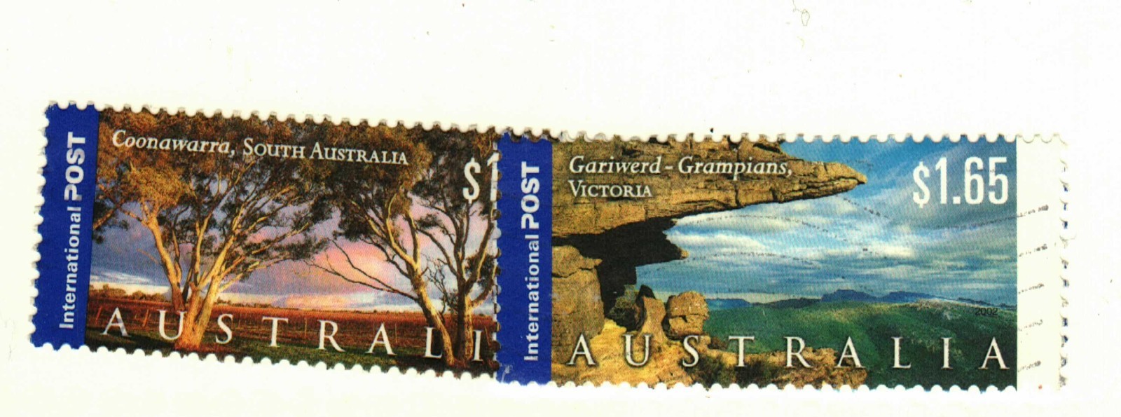 Australia #2077-8 used tourist sites