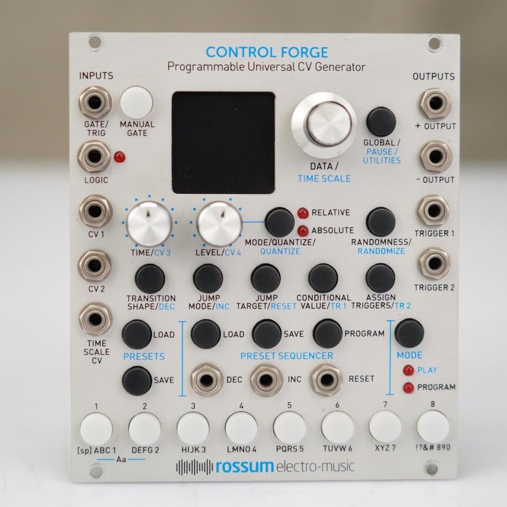 Rossum Control Forge Programmable CV Generator Eurorack Module #58938