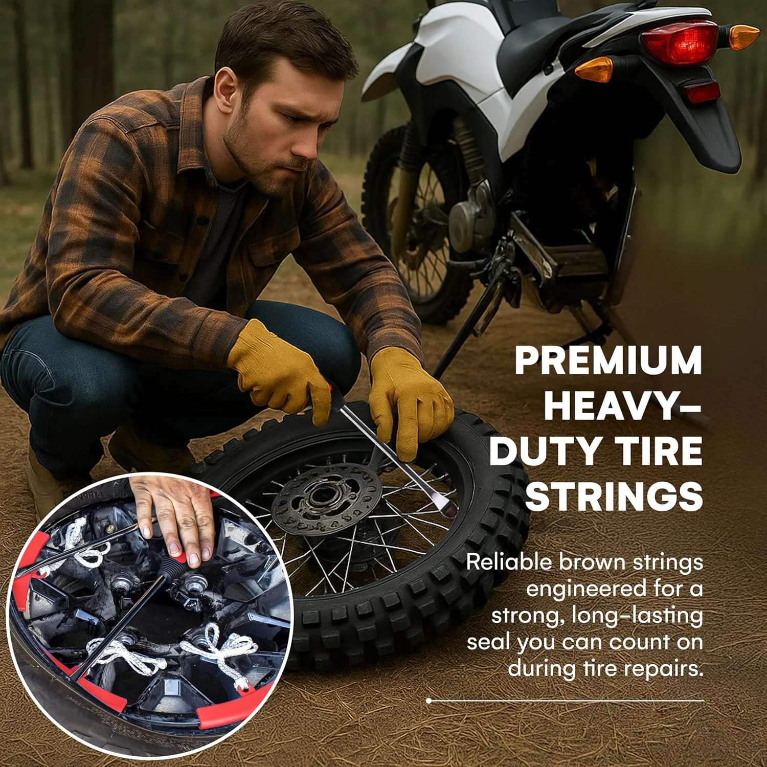 Boulder Tools Tire Spoons - Tire Changing Tool - Motorcycle Tire Spoons - Durabl