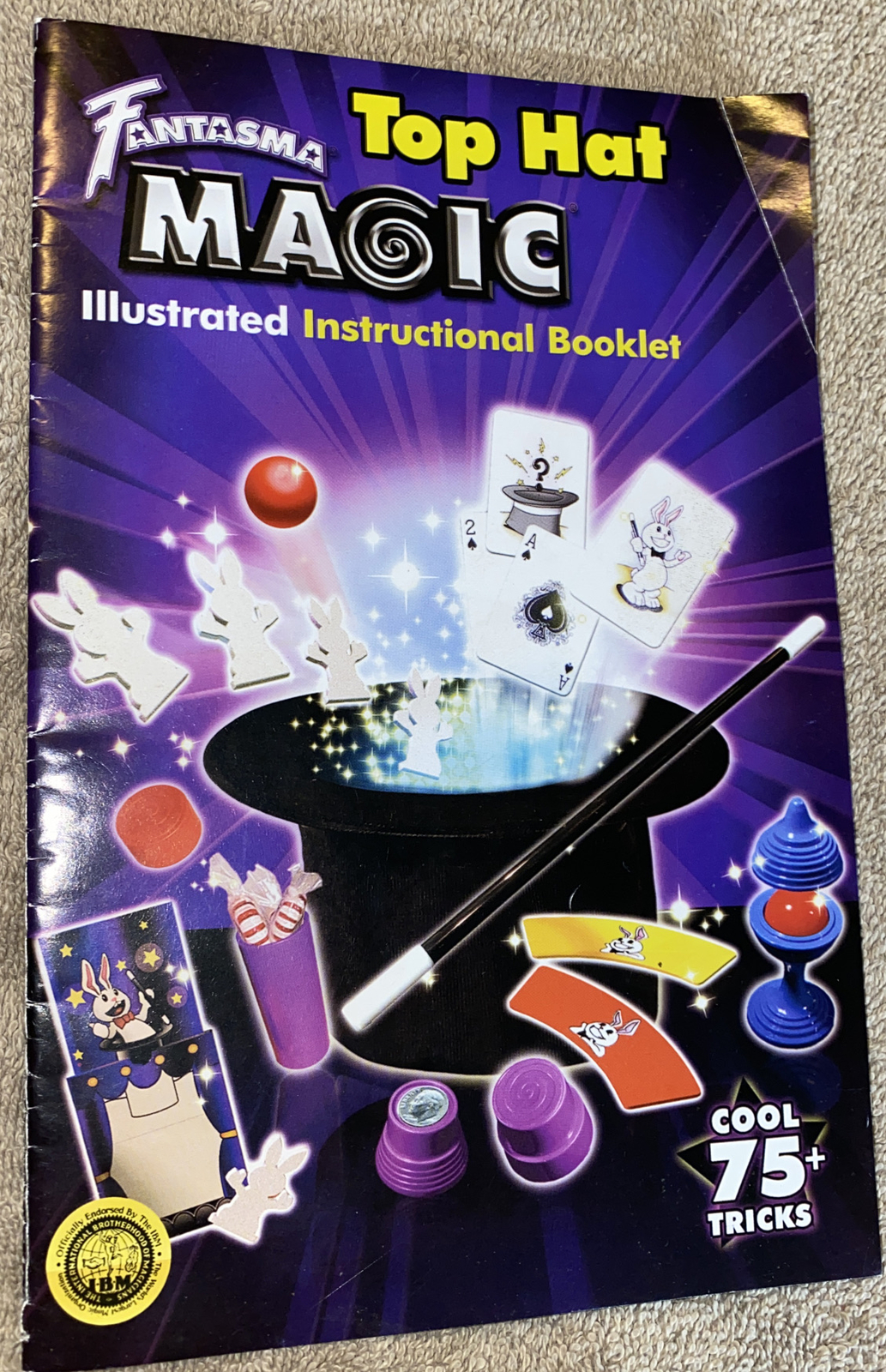 Top Hat Fantasma Magic Replacement Instructional Booklet