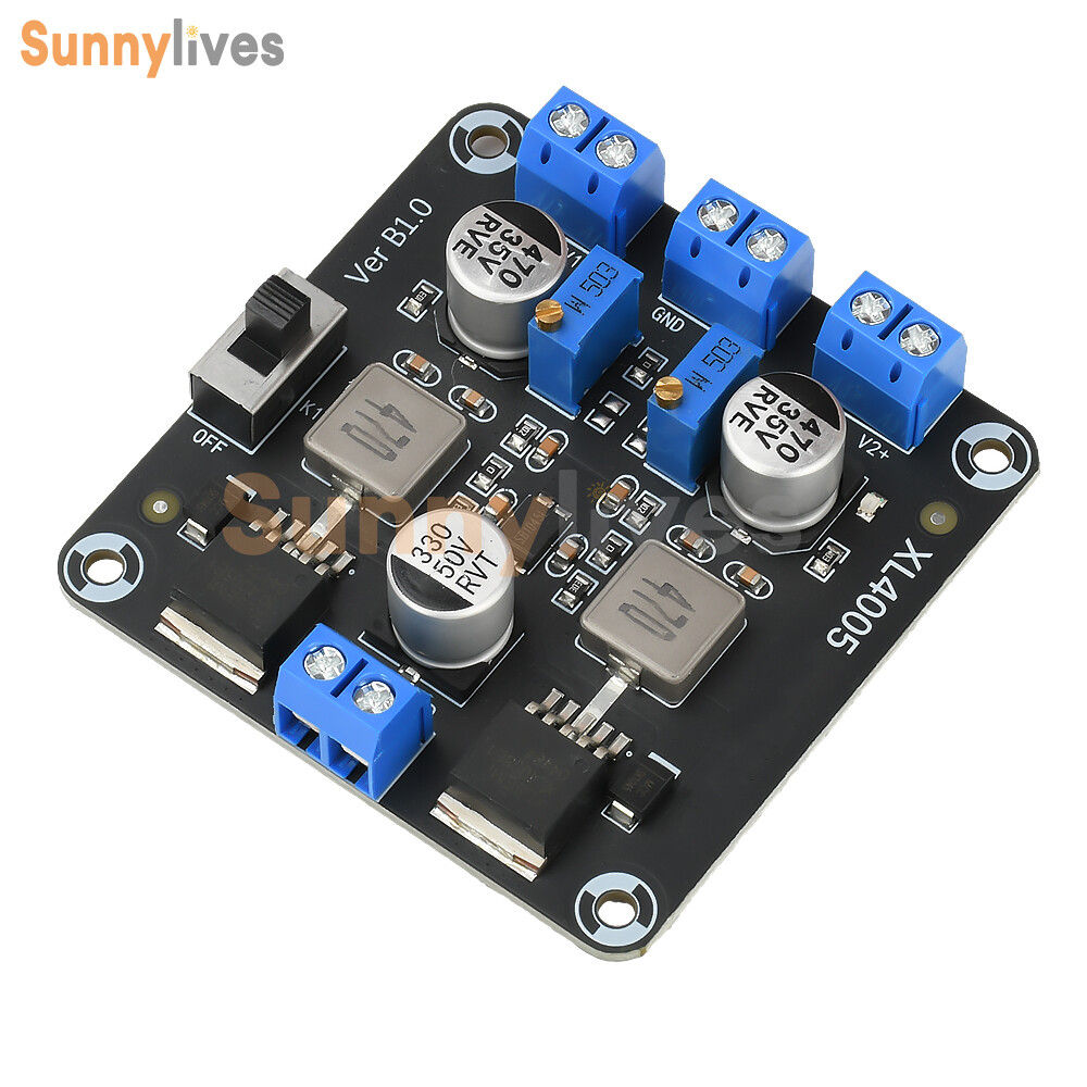 DC-DC 5-32V to 0.8-30V Adjustable Step-Down Power Module Xl4005E1 Dual Switch 5A