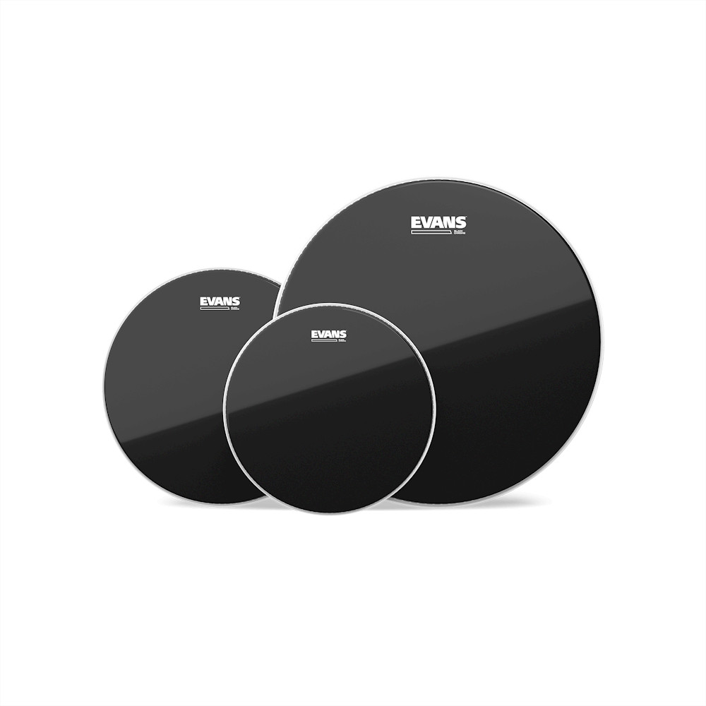 Evans Black Chrome Tom Fusion Pack Fusion 10/12/14