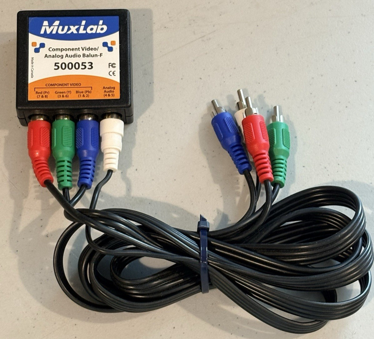 MUXLAB 500053 Component video Analog Audio Balun-F Mux Lab