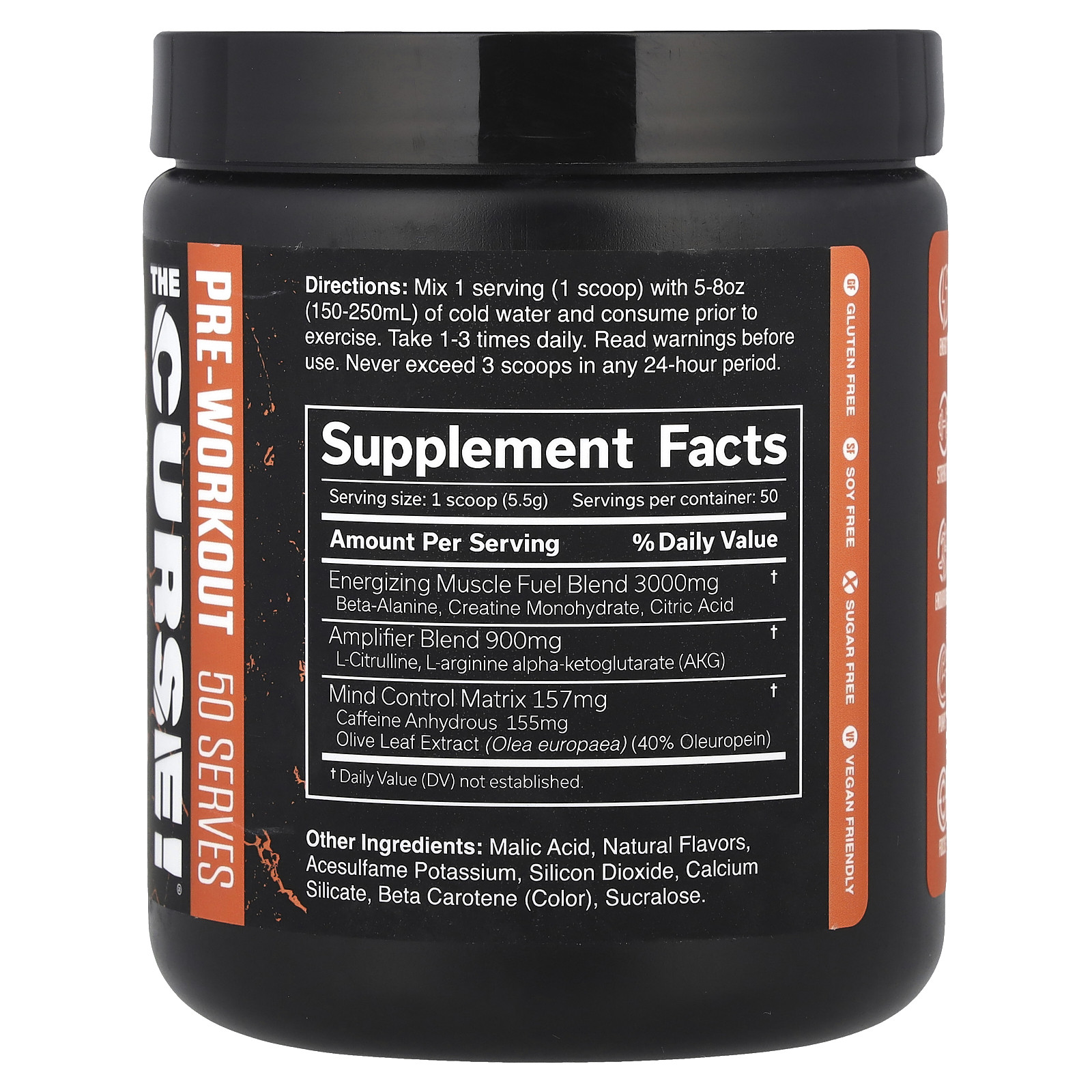 The Curse!®, Pre-Workout, Peach Mango, 9.7 oz (275 g)