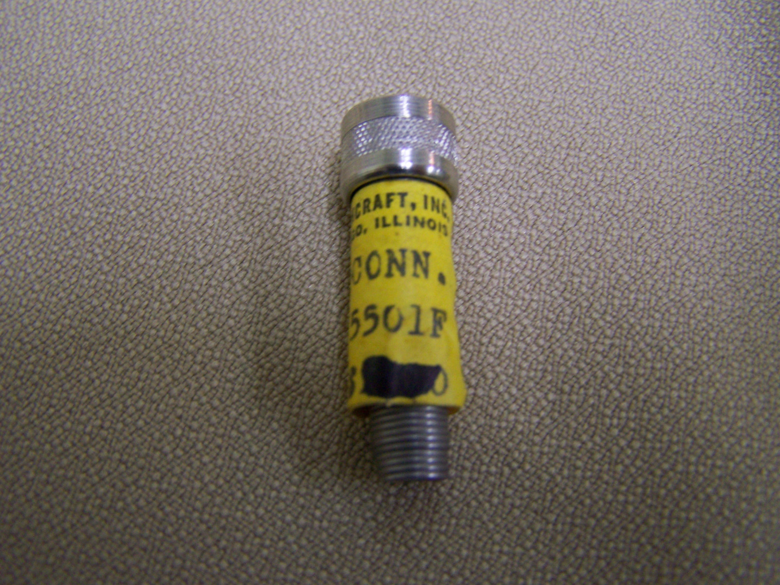 Switchcraft 5501F NOS vintage mini button plug Probe Connector