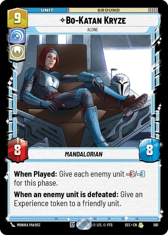 Bo-Katan Kryze Foil - SEC 561 NM - Star Wars Unlimited