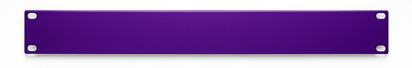 1U Solid Rack Panel – Candy Metallic Purple – 19” Steel Cover