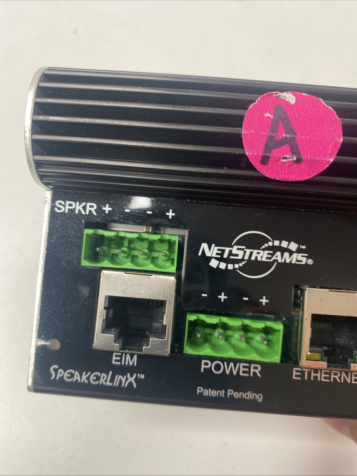 NetStreams SpeakerLinX SL 250 Room Controller Amplifier EIM Ethernet Ports SL250