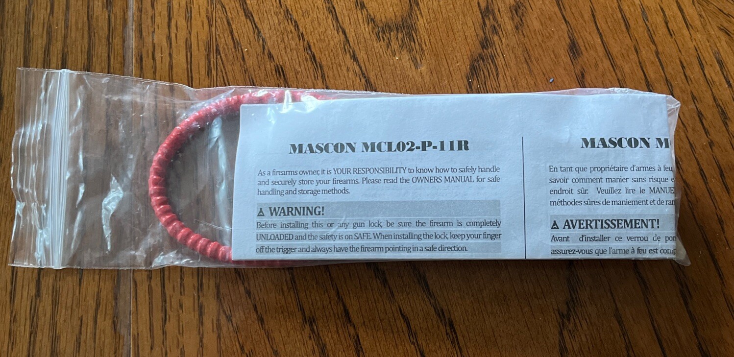 Mascon MCL02-P-11R Cable Gun Lock