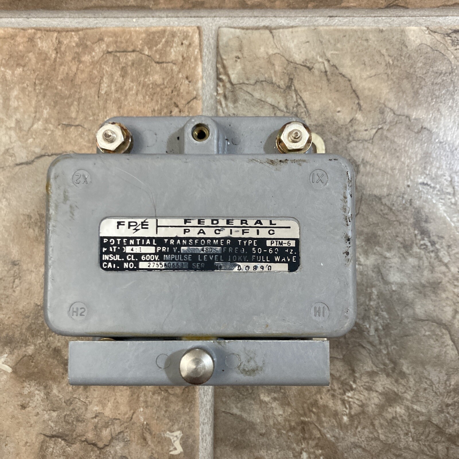 FEDERAL PACIFIC 2755A0663 Transformer             Box 69