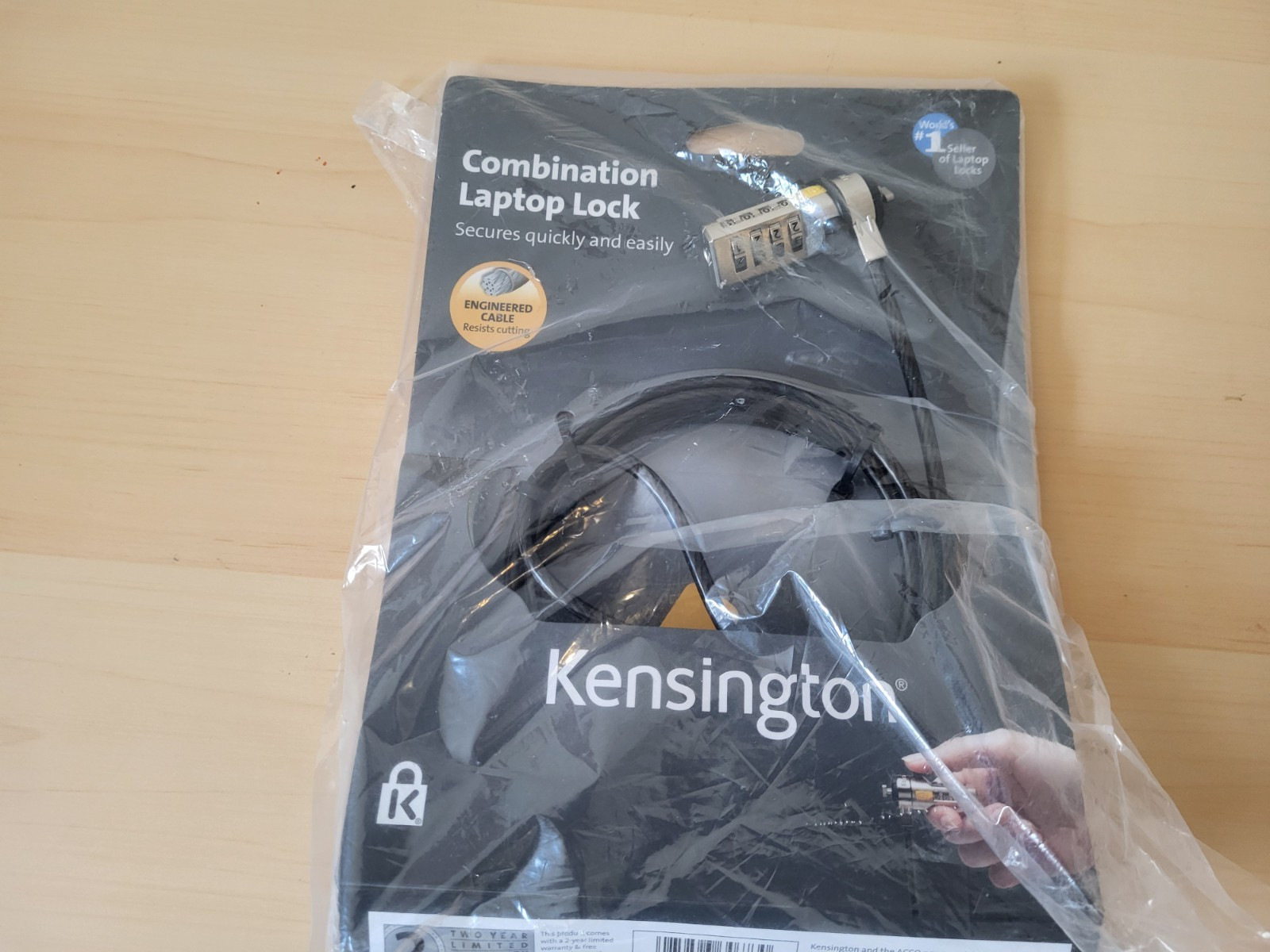 Kensington Model # K64673 Combination Laptop Lock New in Package
