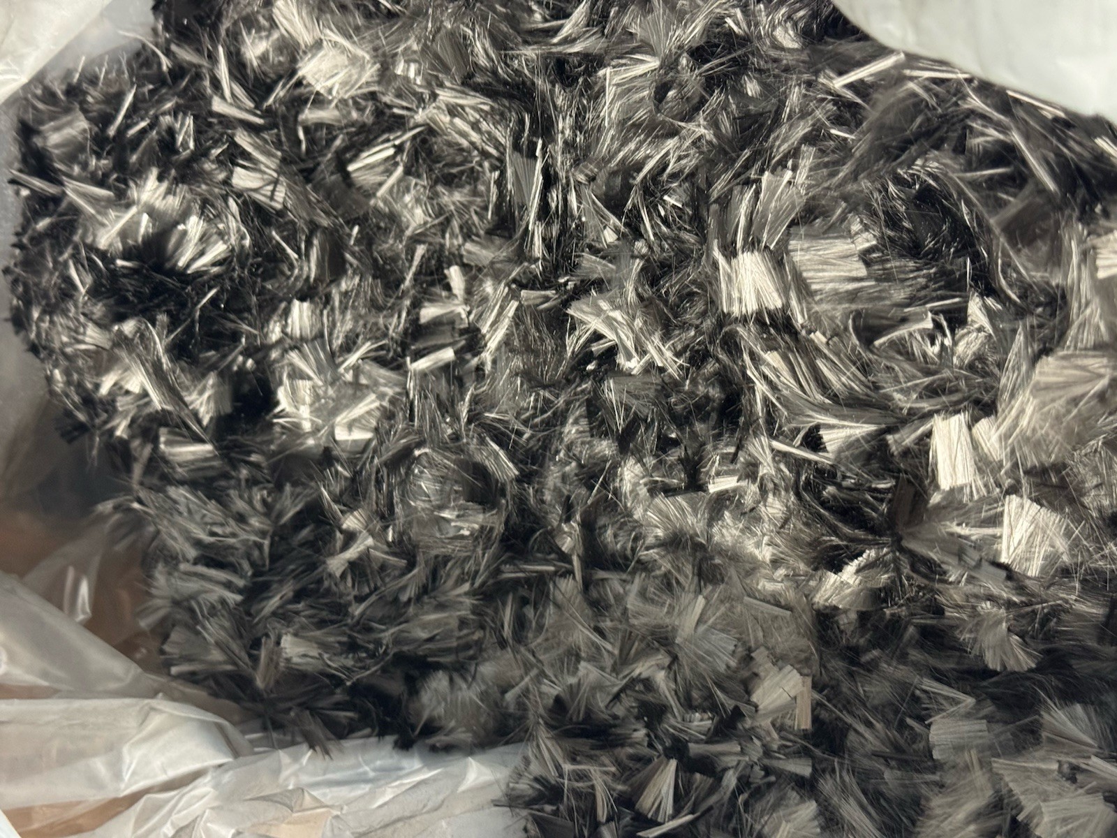 Chopped Carbon Fiber Tow 1/2” (13 mm) — 1 lb Bag