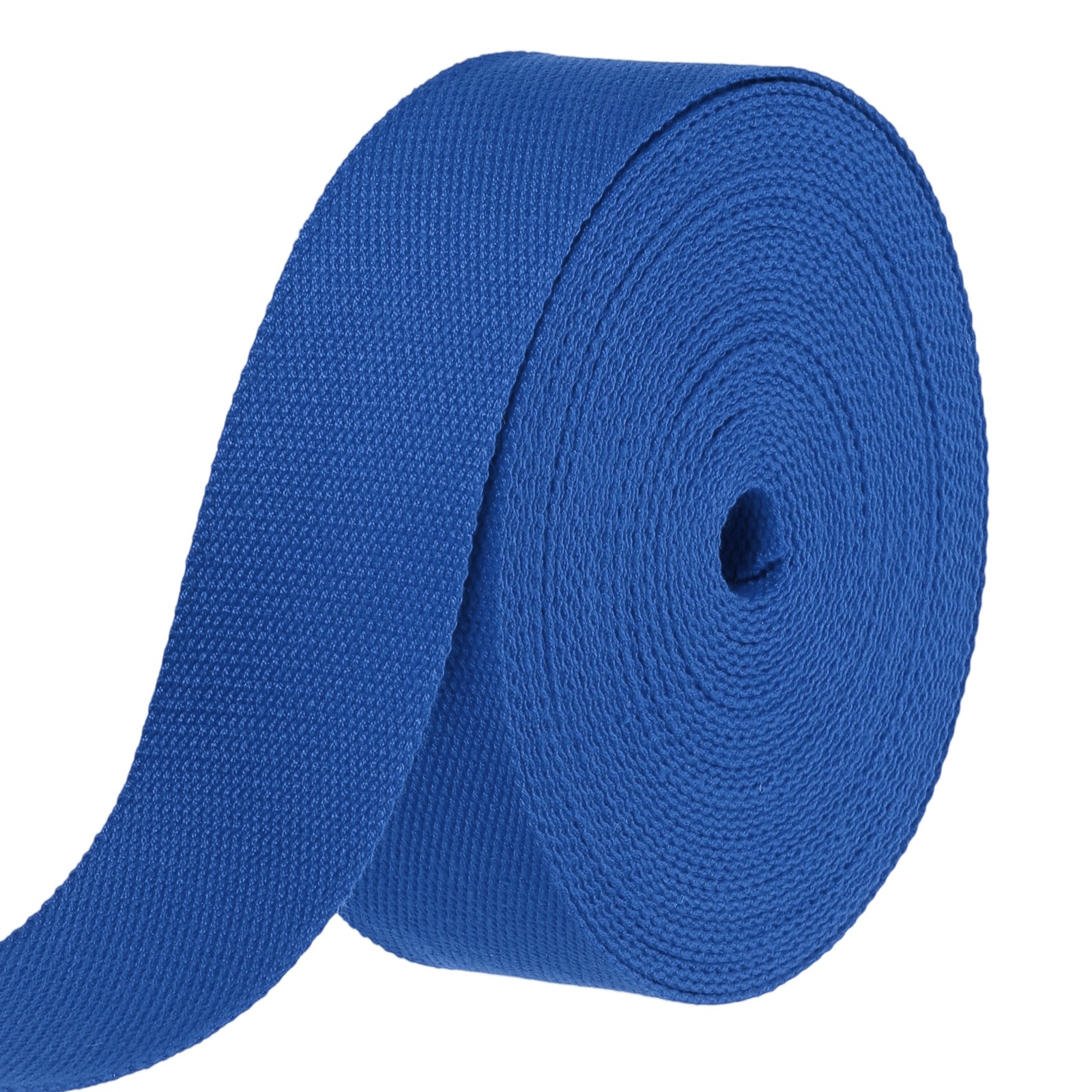 Cotton Webbing 2 Inch 15.3 Yard Polyester Cotton Webbing Strap, Blue