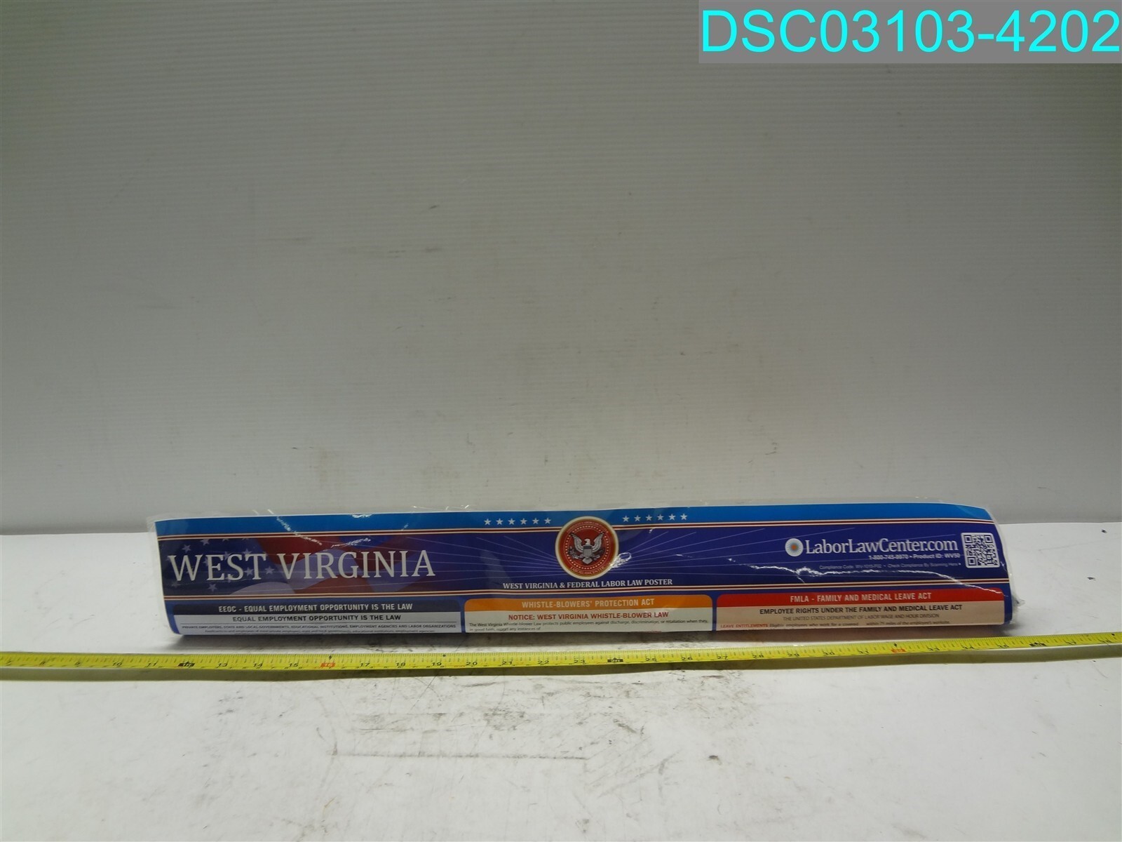 West Virginia &Federal Labor Law Poster&COVID-19 Safety PosterFED1135-1 1CPPWV50