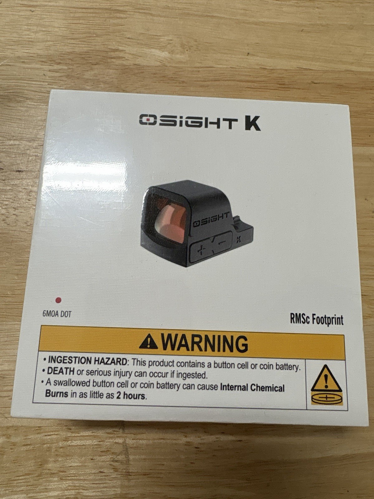 Olight Osight K Open Reflex Optic w/Replaceable Side-Loading Battery