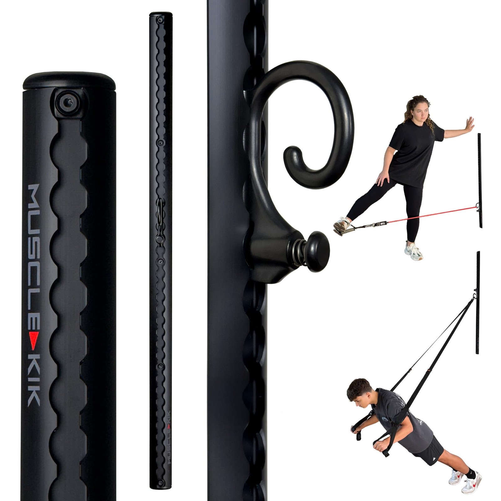 Aluminum Wall-Mounted Anchor Fitness System - Adjustable Multi-Functional Space-