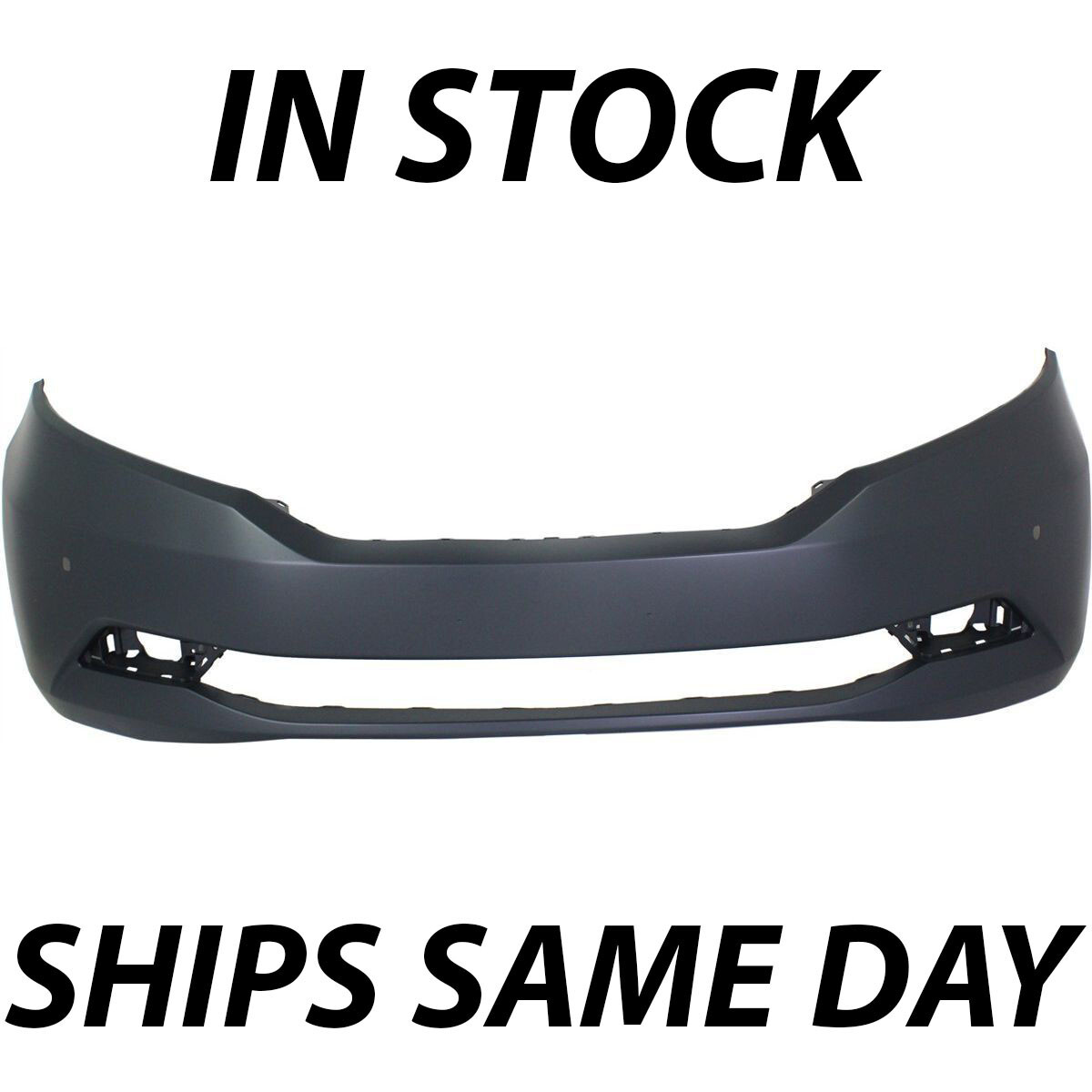 NEW Primered Front Bumper Cover for 2011-2017 Honda Odyssey Touring w/ Park Asst