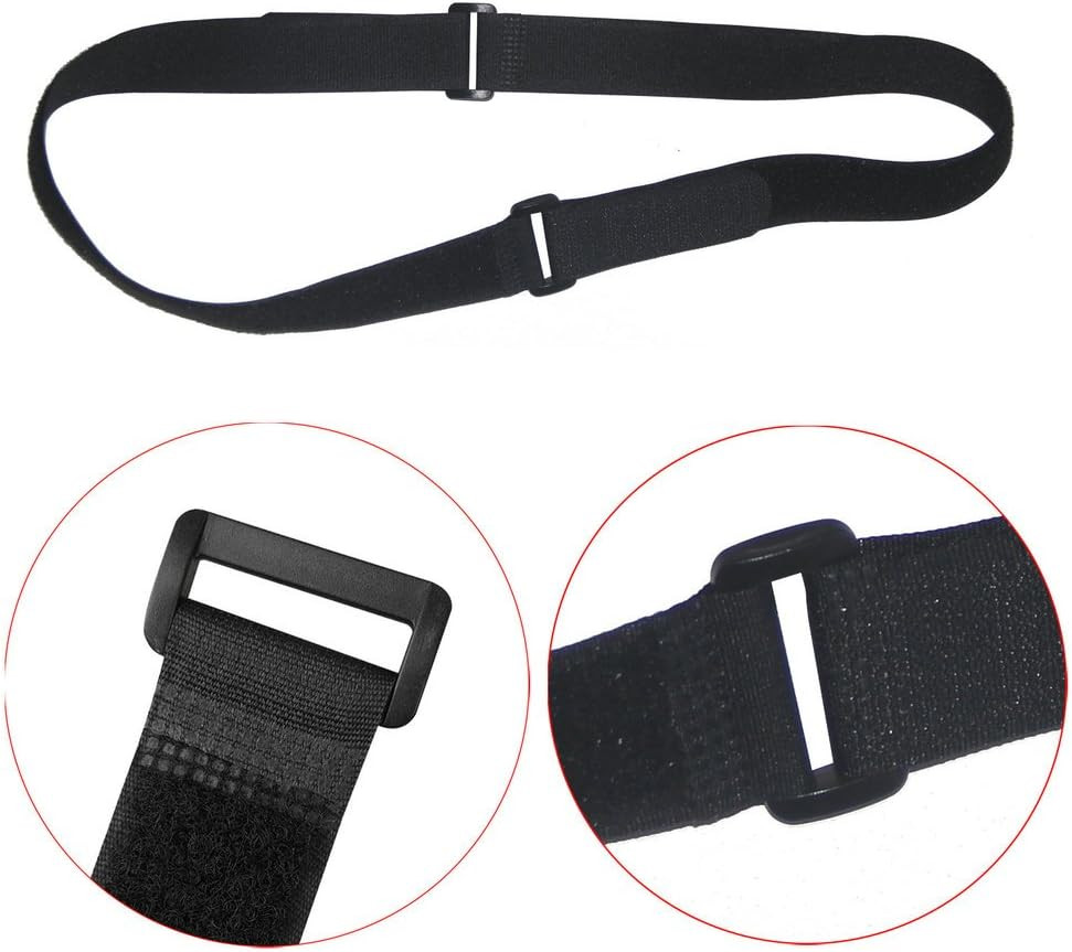 [16 Pack] 1 X 18" Hook and Loop Reusable Fastening Nylon Cable Securing Straps,