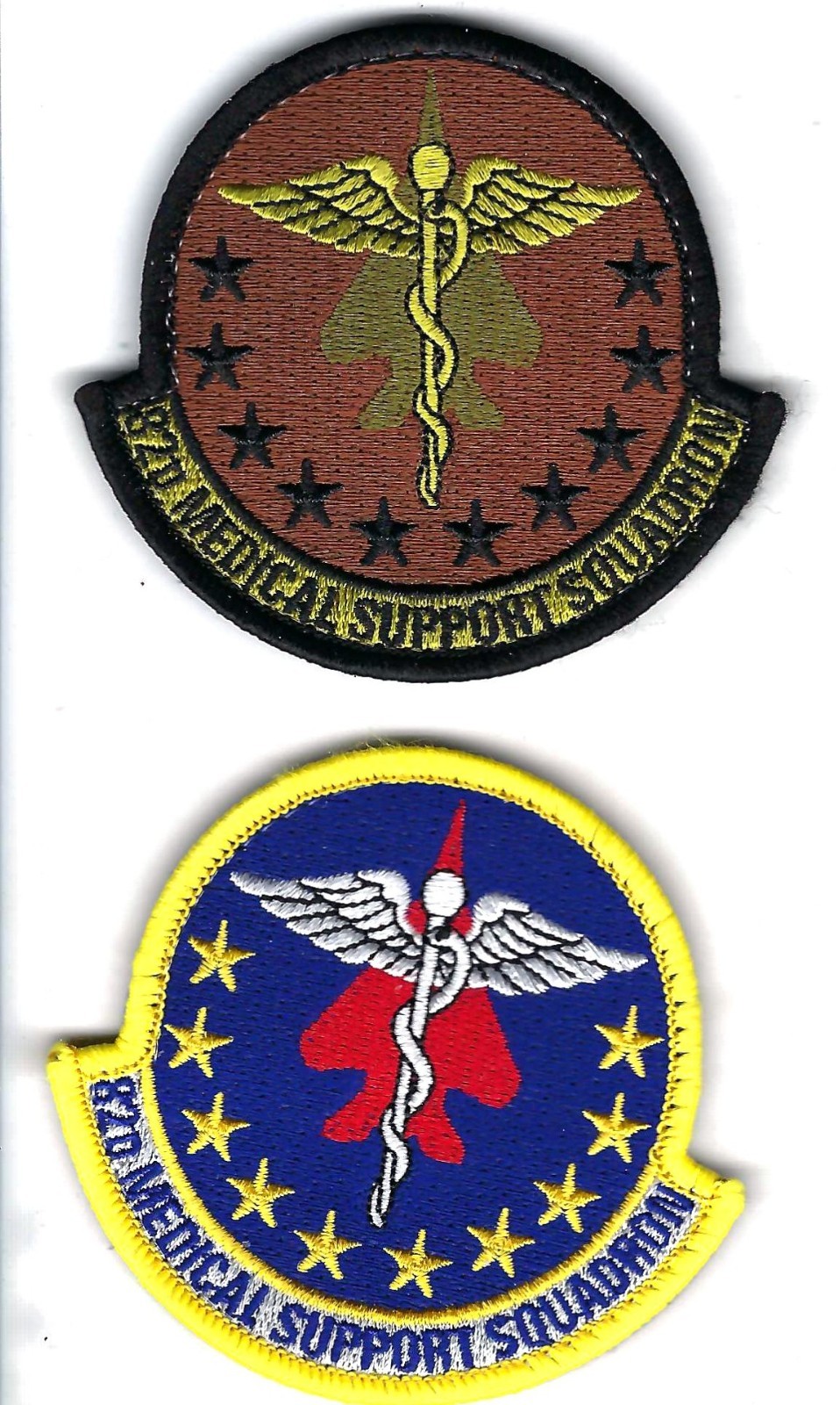 PATCH USAF  82ND MEDICAL SUPPORT SQ SHEPPARD AFB       ARF-30