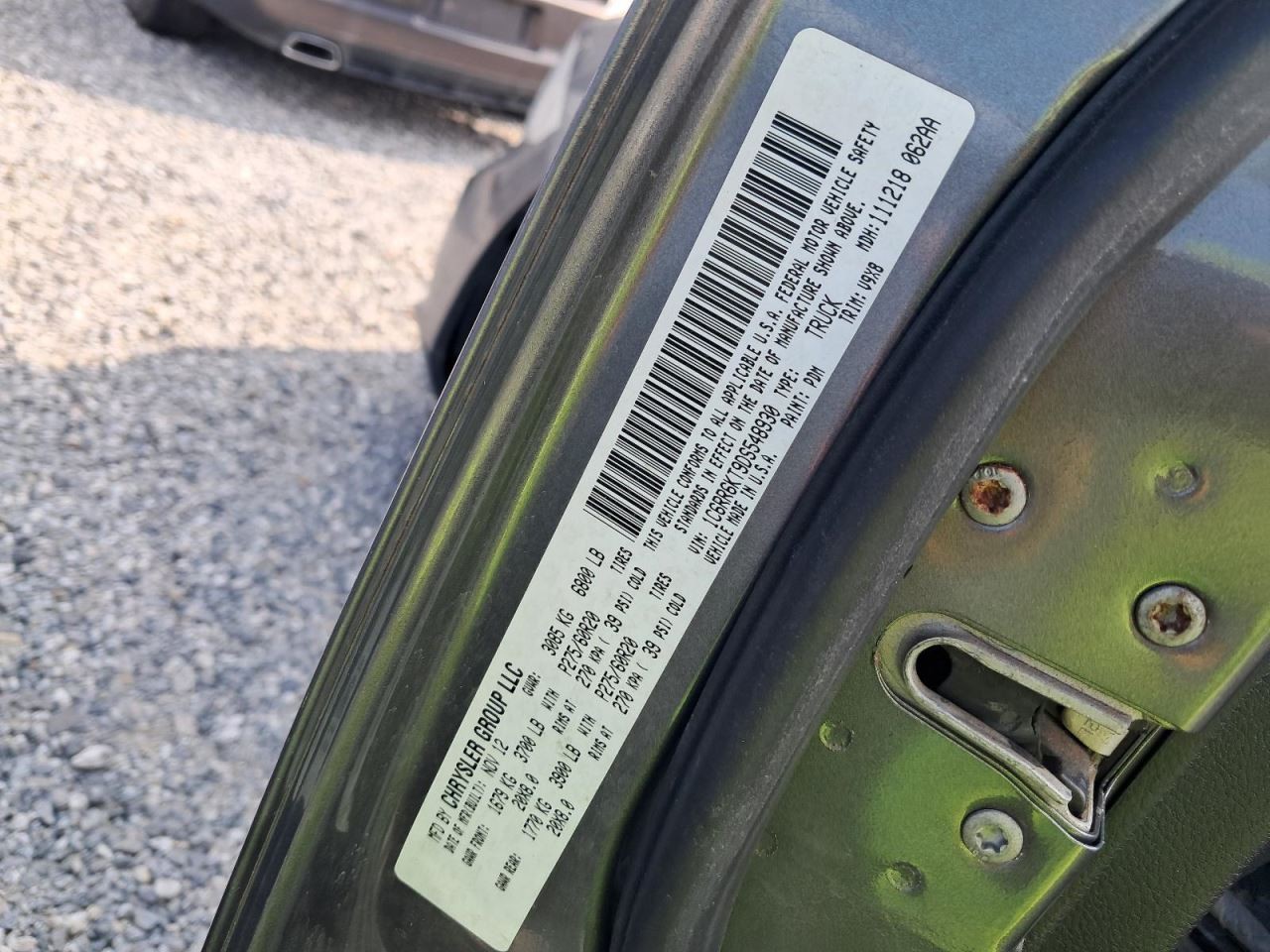 TDODR1500 2013 Glove Box 4790479