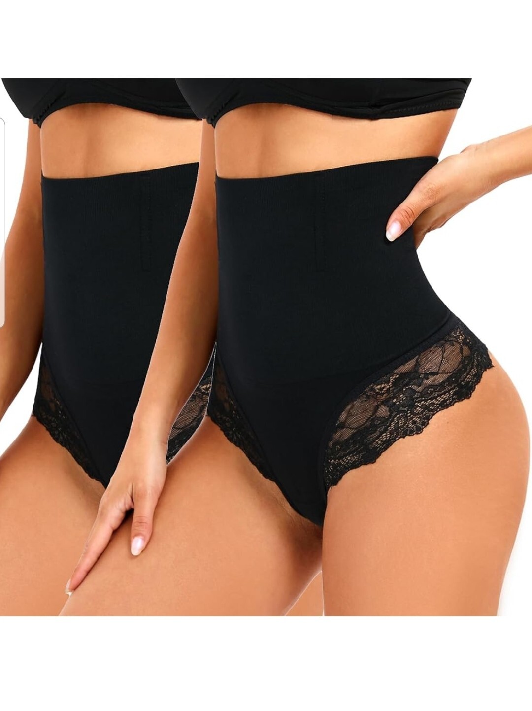 Women High Waist Shapewear Thong For Women Tummy Control Seamless Slimming Tummy
