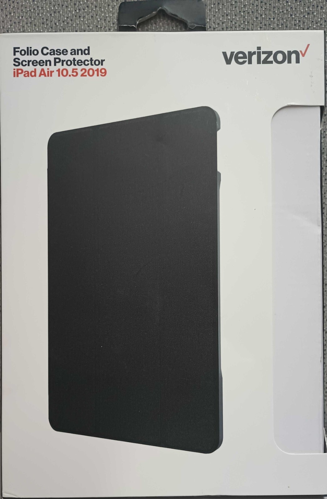 Verizon Folio Case & Tempered Glass Protector for iPad Air 10.5 (2019) iPad Pro