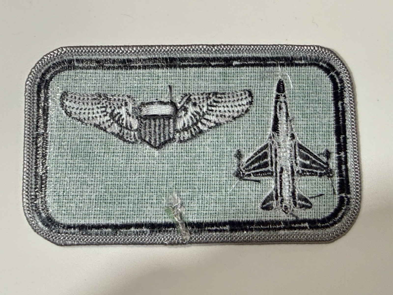 Vintage USAF 112th FS Ohio Air National Guard (ANG) Basic Pilot Name Tag Patch