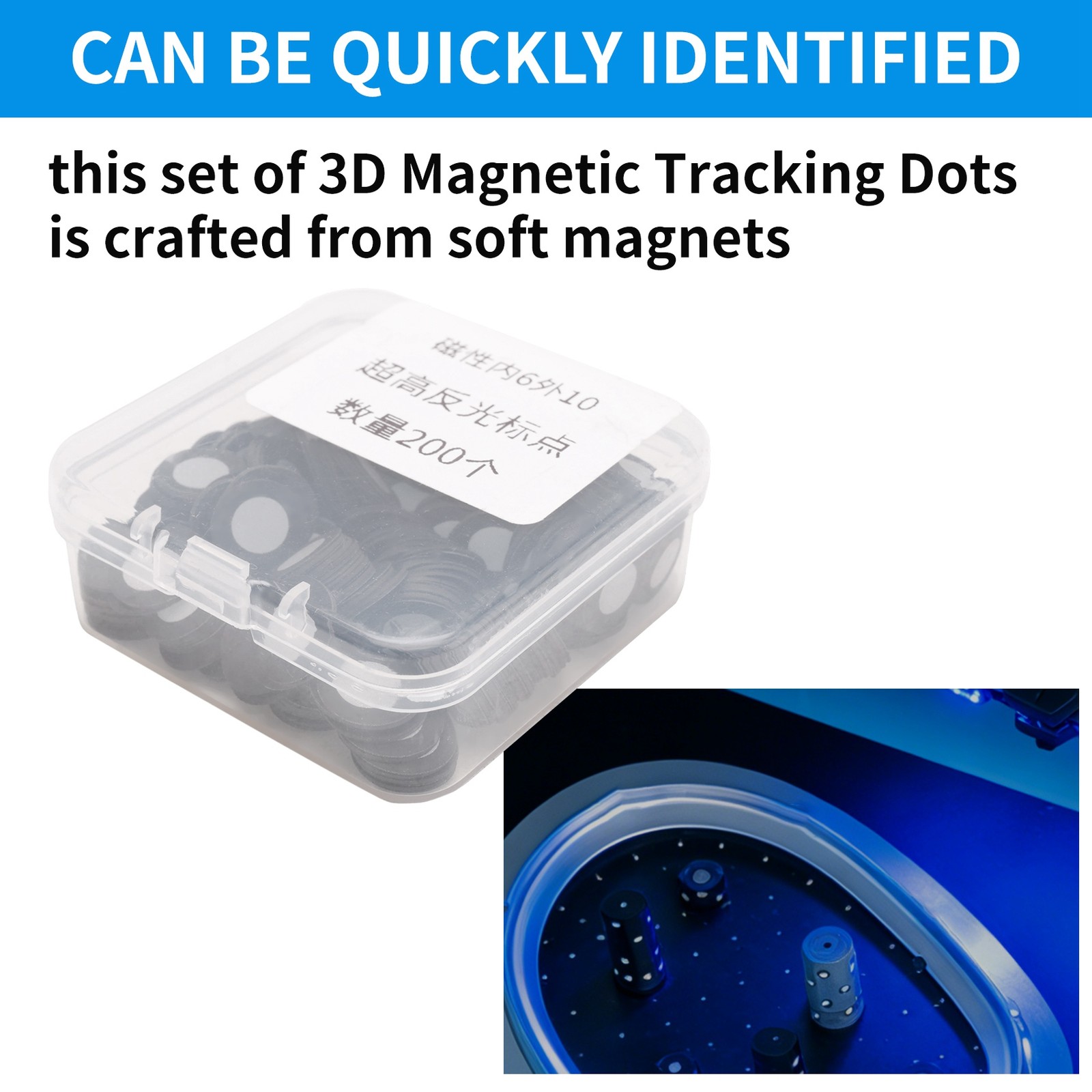Reflection Positioning Targets 3D Scanning Tracking Dot Point Marker L9K89346