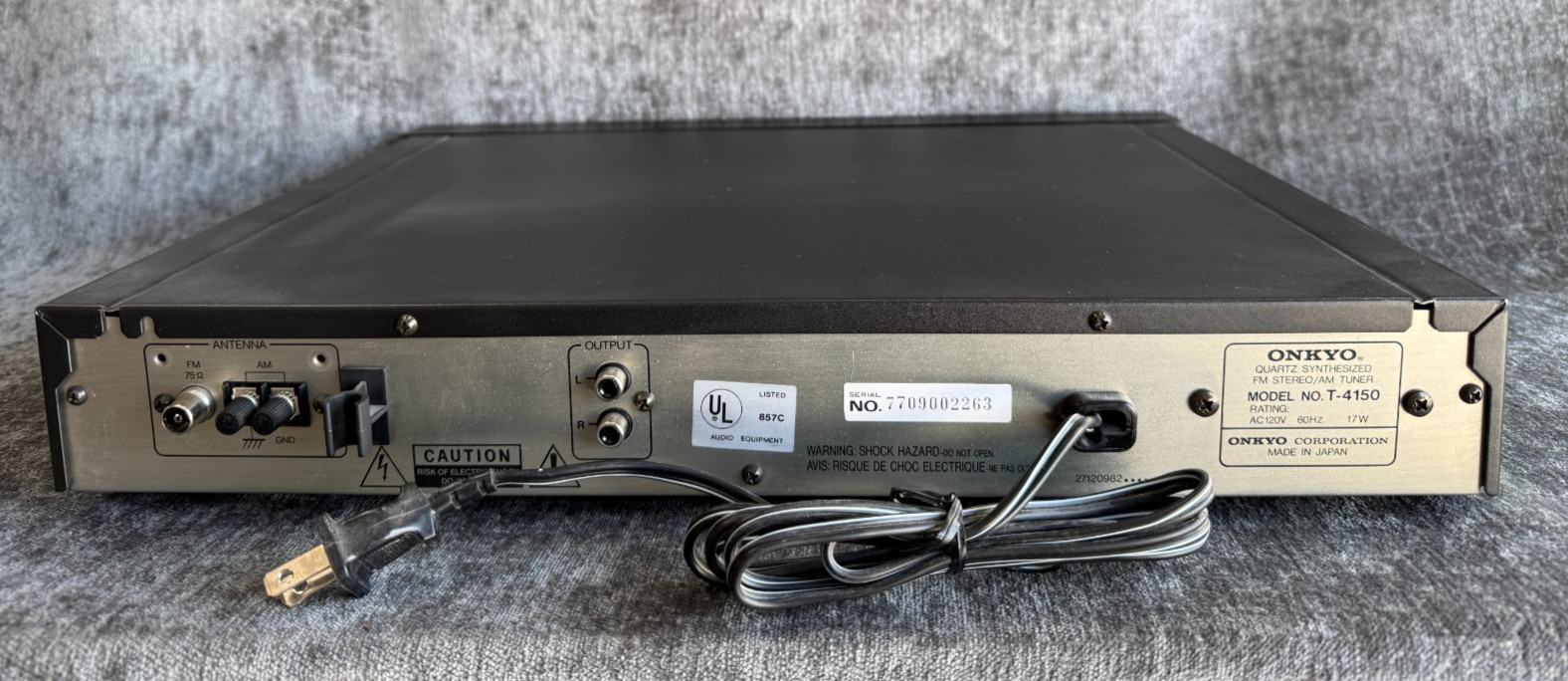 Onkyo Integra Tuner T4150 *TESTED & WORKS*