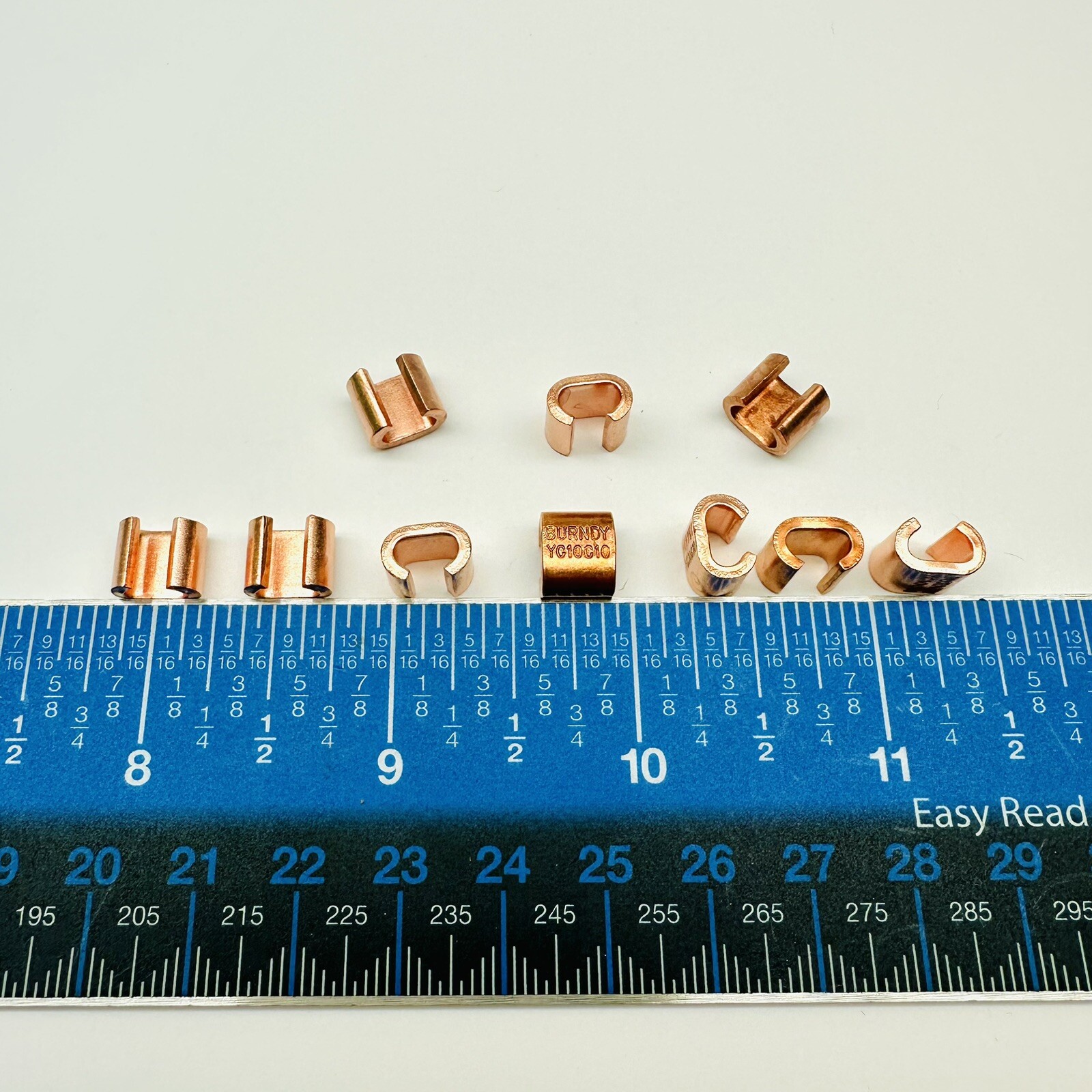 Pack of 10 Burndy YC10C10 Copper Crimp Connector 12-10 TO 12-10 CU FIG C