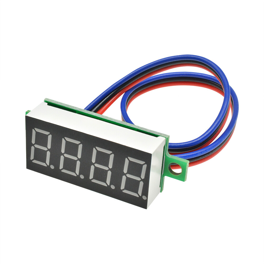 0.36" Digital 4-Digit Voltmeter LED 0-100V Voltage Tester Panel Meter 3-Wire