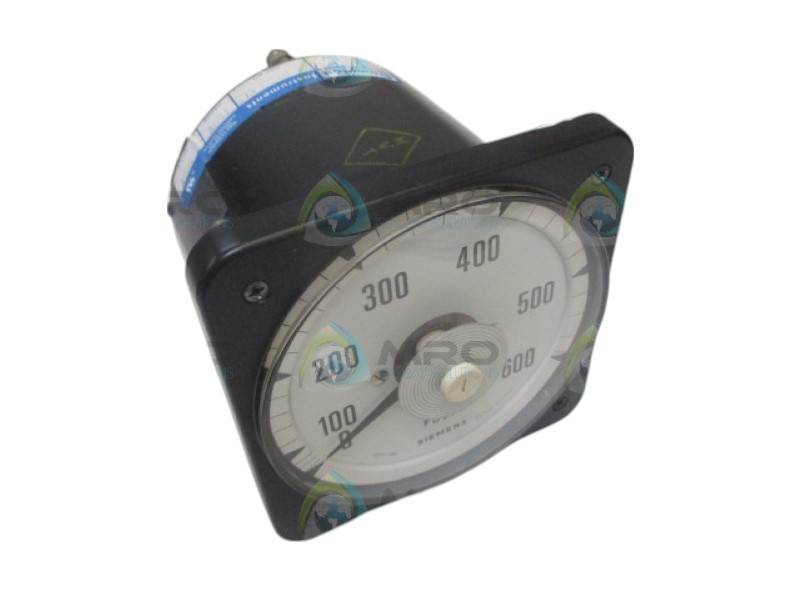 SIEMENS 077-08VA-PZSJCLS PANEL METER 0-600 VAC NSNP