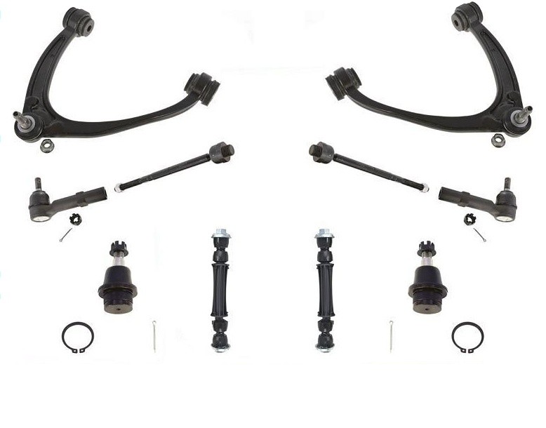 For 07-14 Cadillac Escalade Upper Control Arm Ball Joint Inner Outer Tie Rod