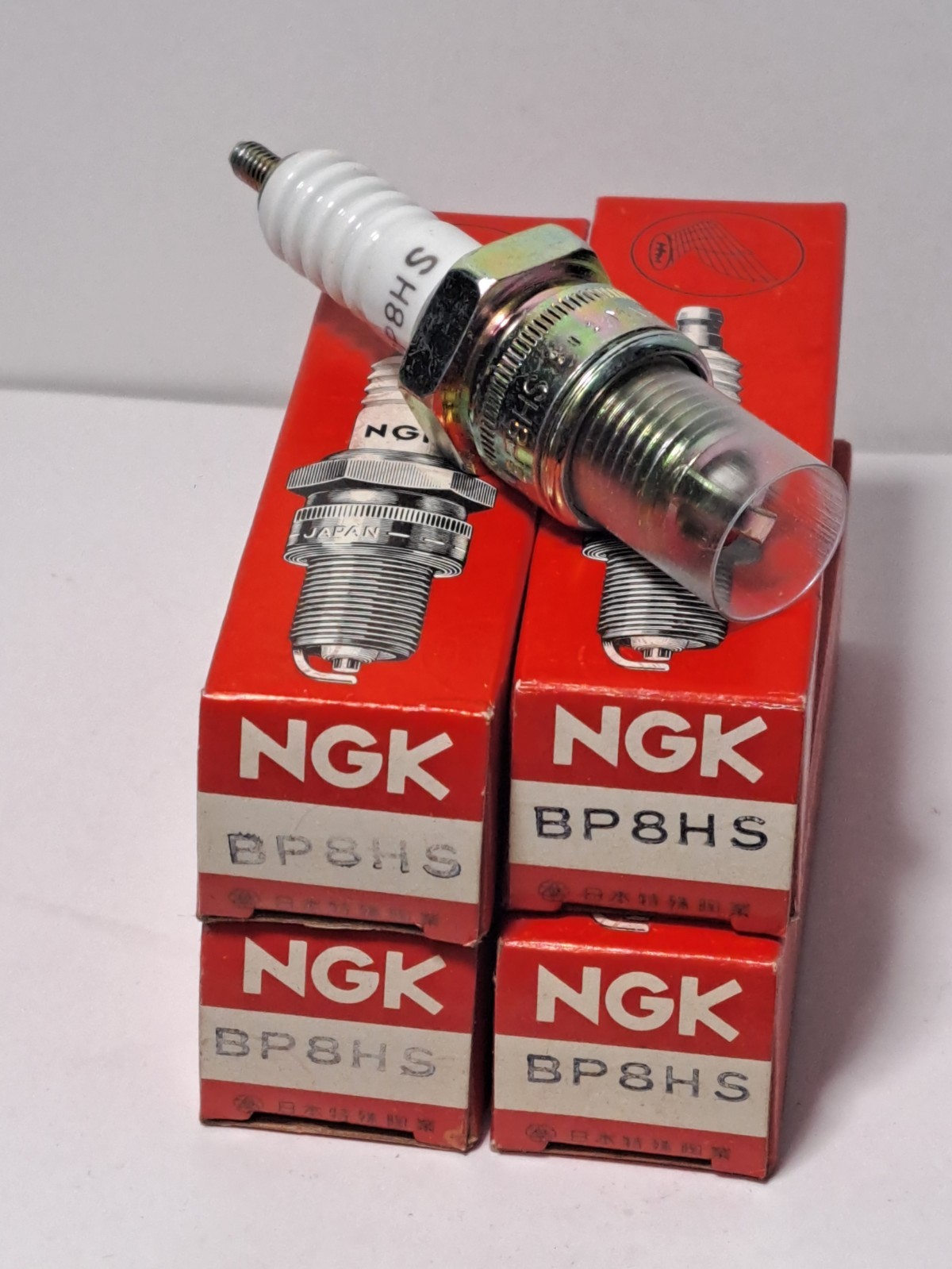 4 NGK BP8HS Spark Plugs