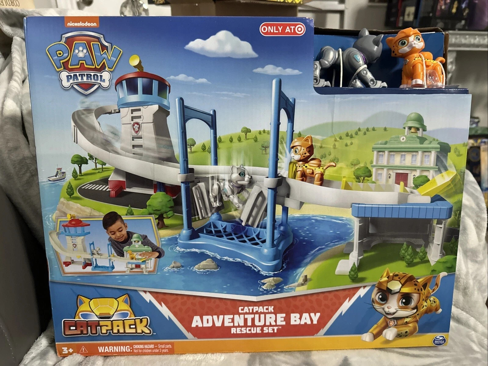 Paw Patrol CatPack Adventure Bay Rescue Set Meow Meow Robot Tiger New Cat Pack