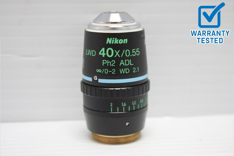 Nikon LWD 40x/0.55 Ph2 ADL Microscope Objective Unit 3