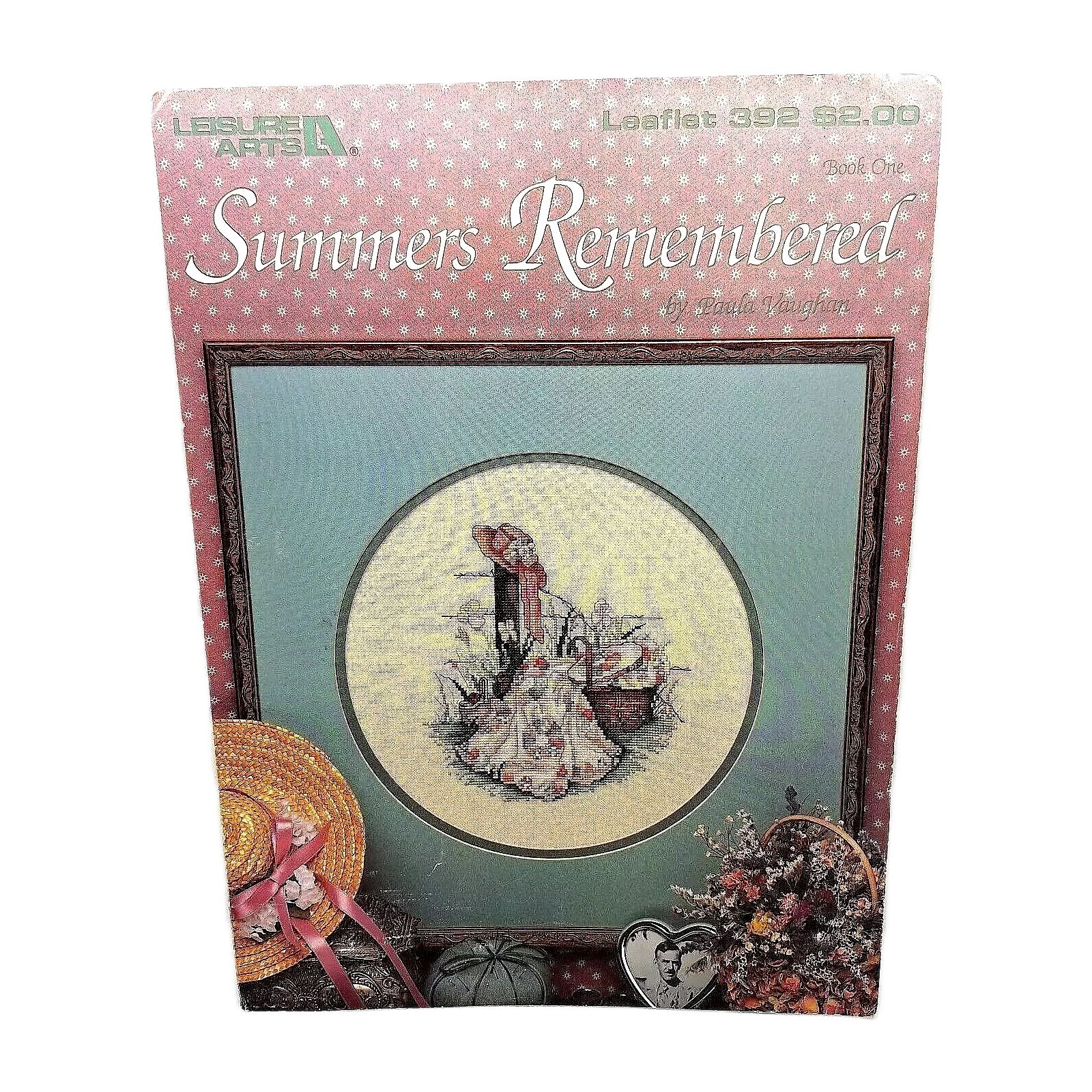 Leisure Arts 392 Cross Stitch Pattern Booklet: Summers Remembered VTG 80s