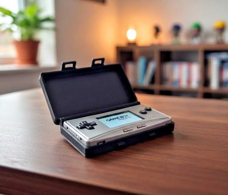 Pocket Defense: Game Boy Micro Hard Travel Case – Stealth Black