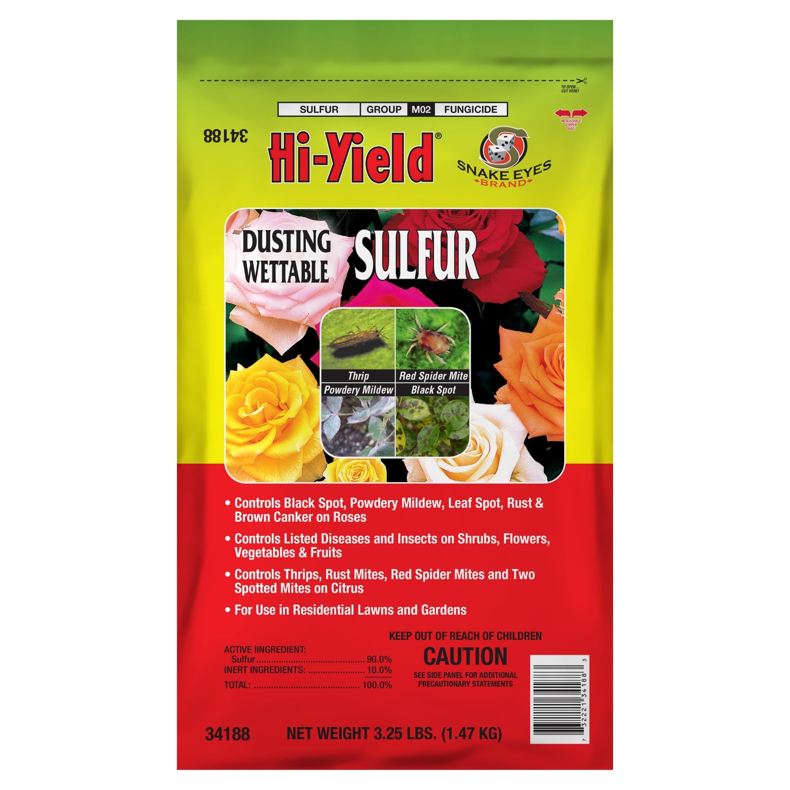 Hi-Yield Dusting Wettable Sulfur